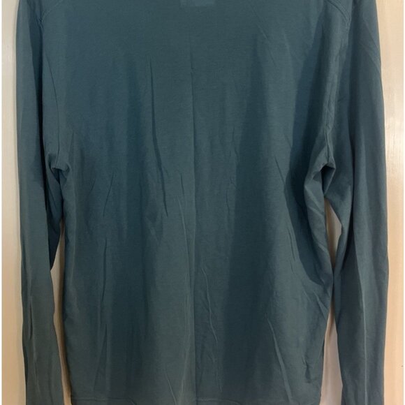 Janji Shirt Womens Sz L Run Everywhere Teal Performance Running Gym Long Sleeve - Picture 5 of 9